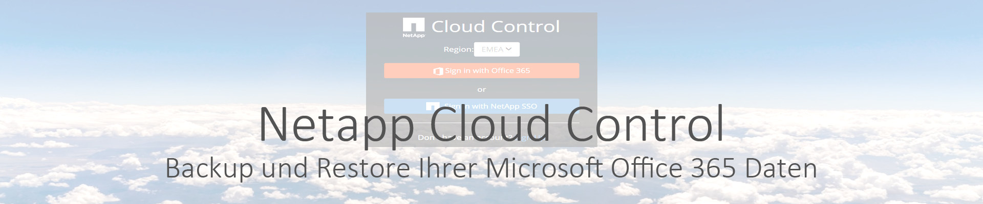 Ammann IT Services GmbH | Netapp Cloud Control 365